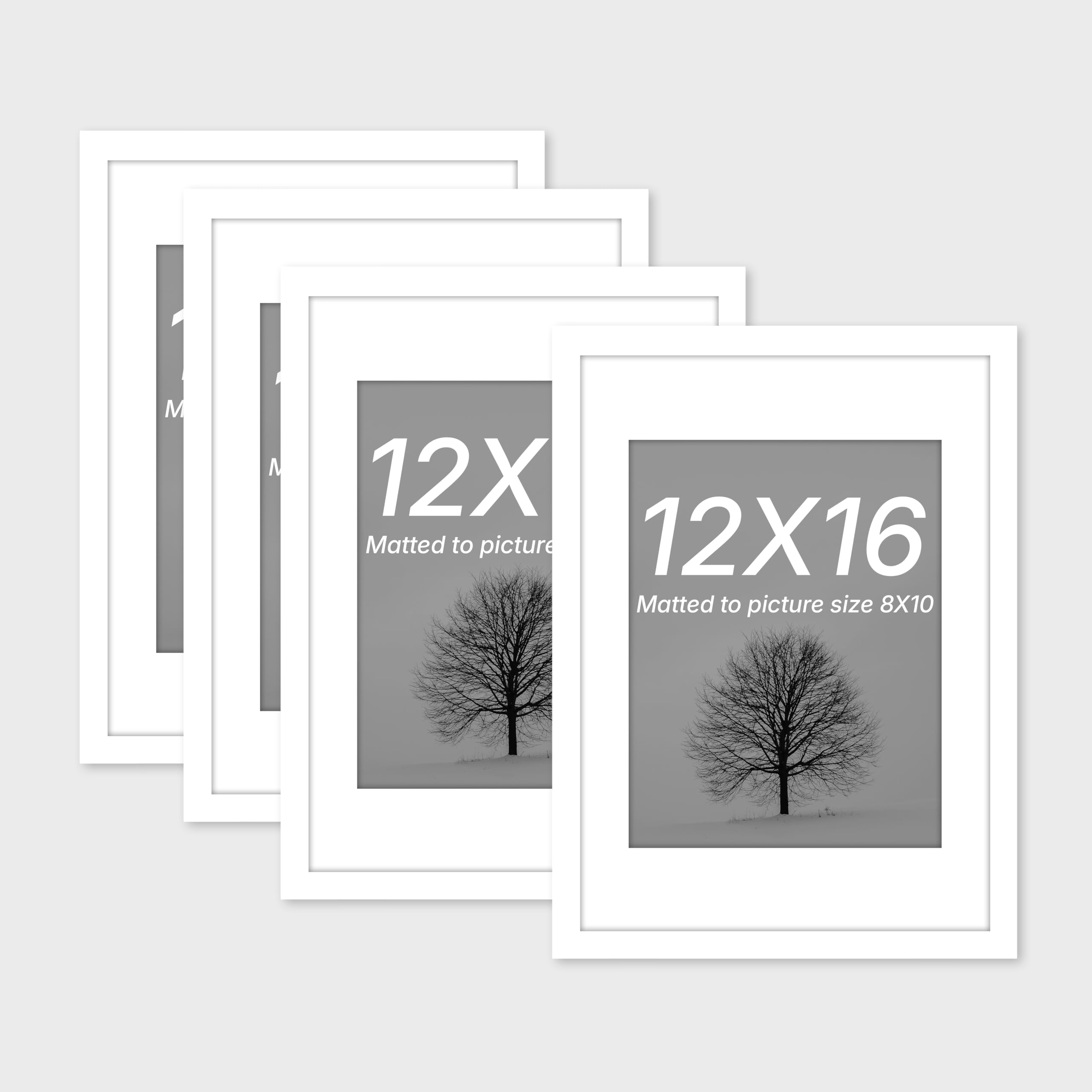 Art Street Photo Frames - Set of 4 Black -13