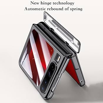 HUAWEI Pura X 純正ショルダーケース 黒 HUAWEI Pura X 超薄素皮保护壳- 华为官网