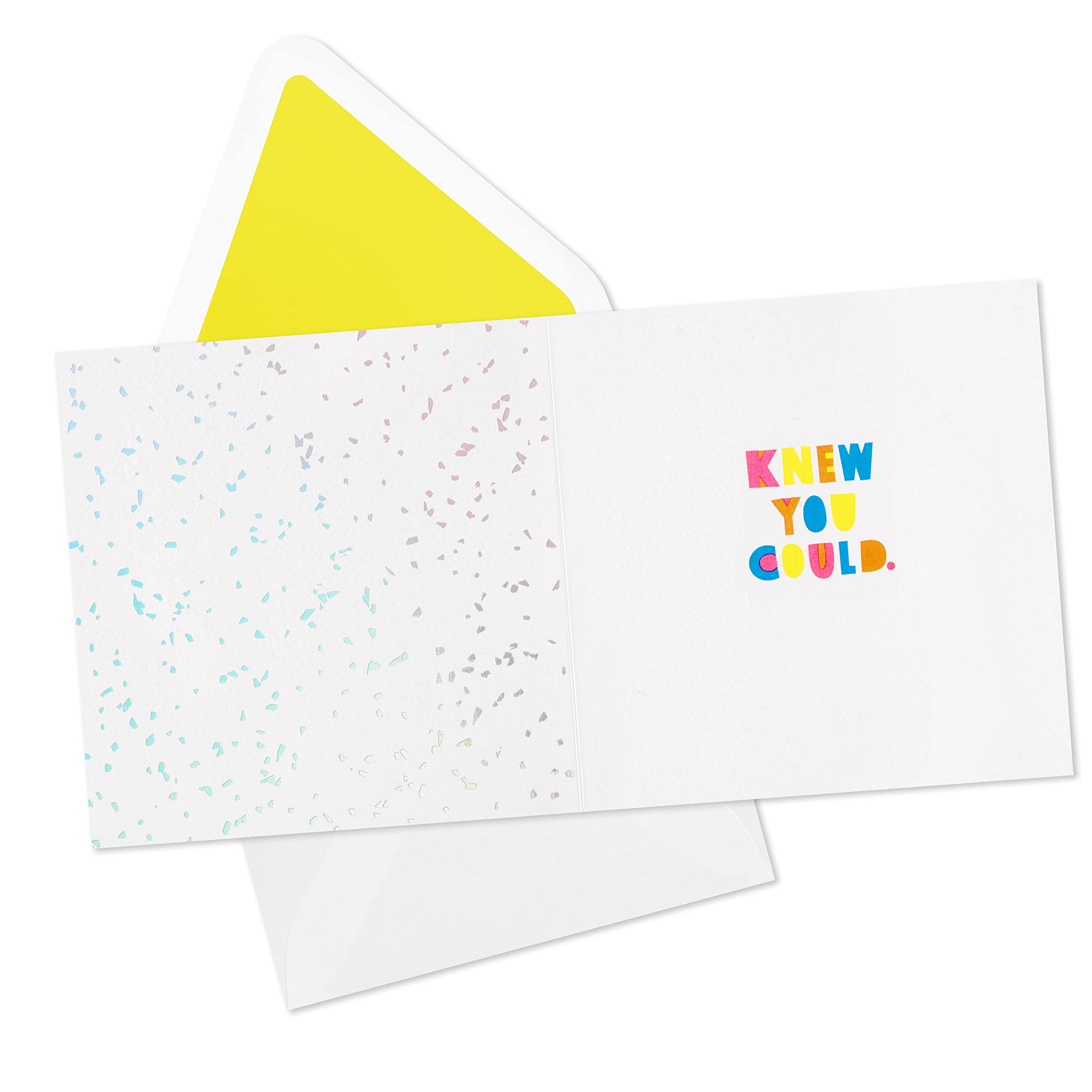 Hallmark Signature Congratulations Card or Graduation Card (You Did It) - Image 2