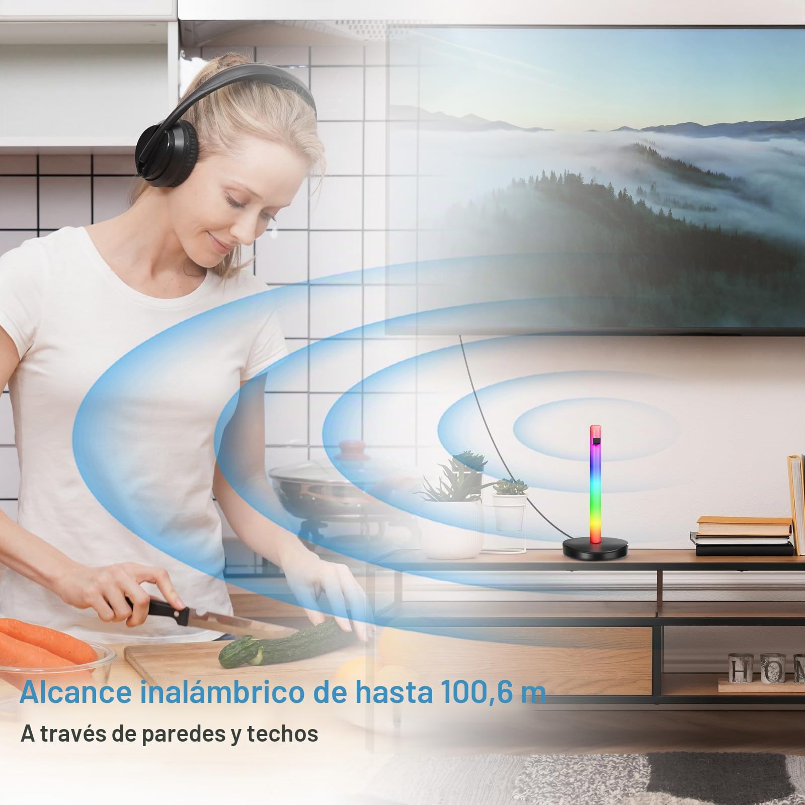 Cascos Inalámbricos para Televisióncon Transmisor de RF