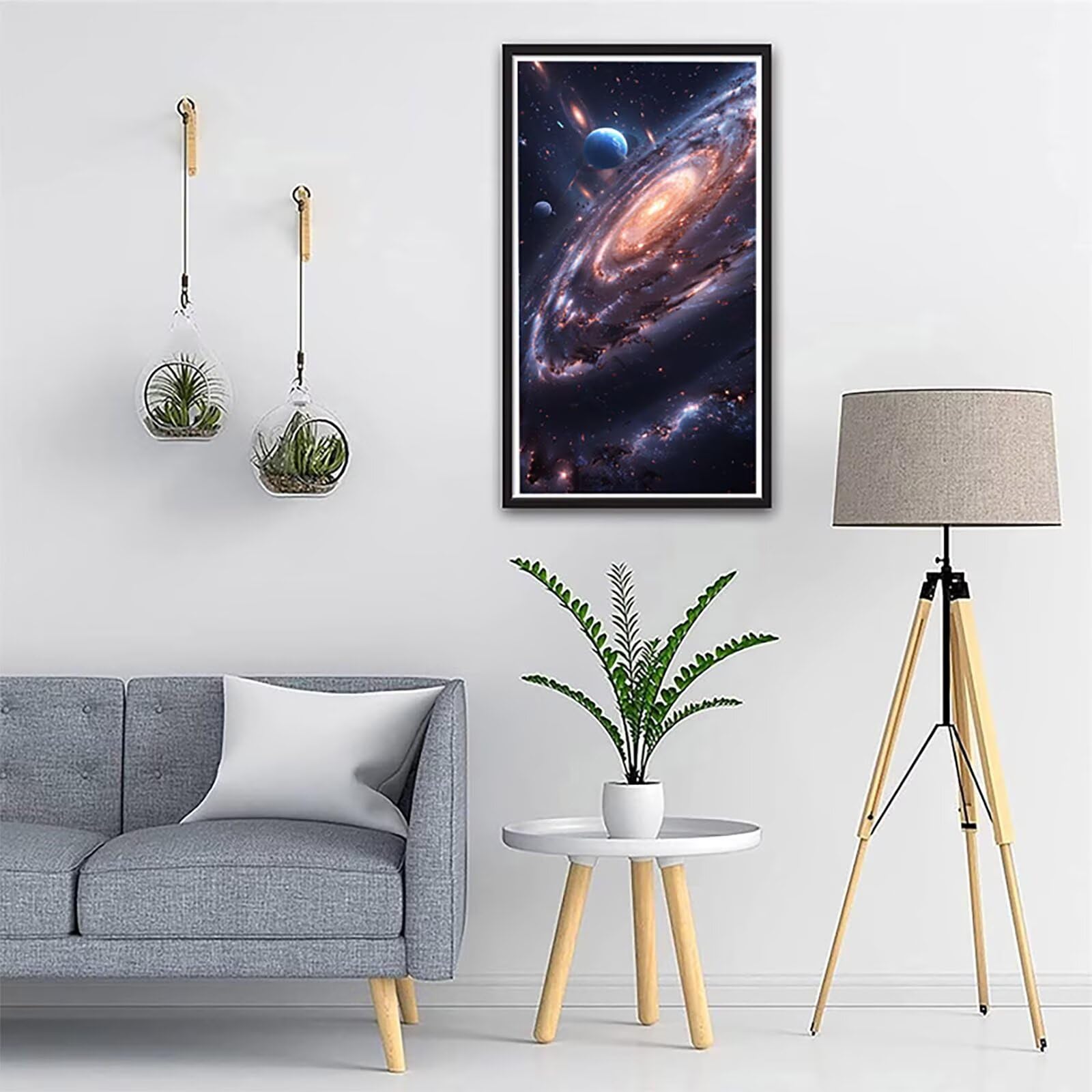 Dipingere con i Numeri Adulti Pianeta, Dipingere con i Numeri Paesaggio, Fai da te Paint by Numbers per Principianti, Hobby Creativi Adulti, Painting by Numbers per Decorazioni Casa 100x200cm 8-4665