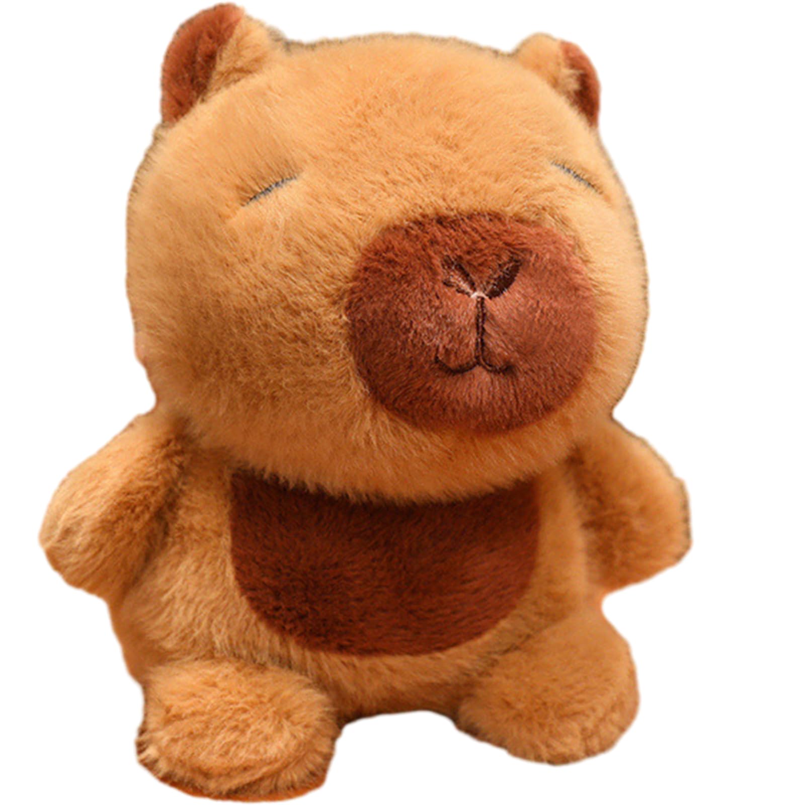 DAJASD Capybara Cuddly Toy, 25 cm Cute Capybara Plush Toy with Hamburger, Super Soft Capybara Plush Toy, Cute Capybara Plushies as a Gift for Children DAJASD Capybara Cuddly Toy, 25 cm Cute Capybara Plush Toy with Hamburger, Super Soft Capybara Plush Toy, Cute Capybara Plushies as a Gift for Children