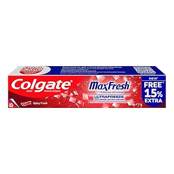 Colgate Toothpaste Maxfresh Spicy Fresh- 80 G (Red Gel)