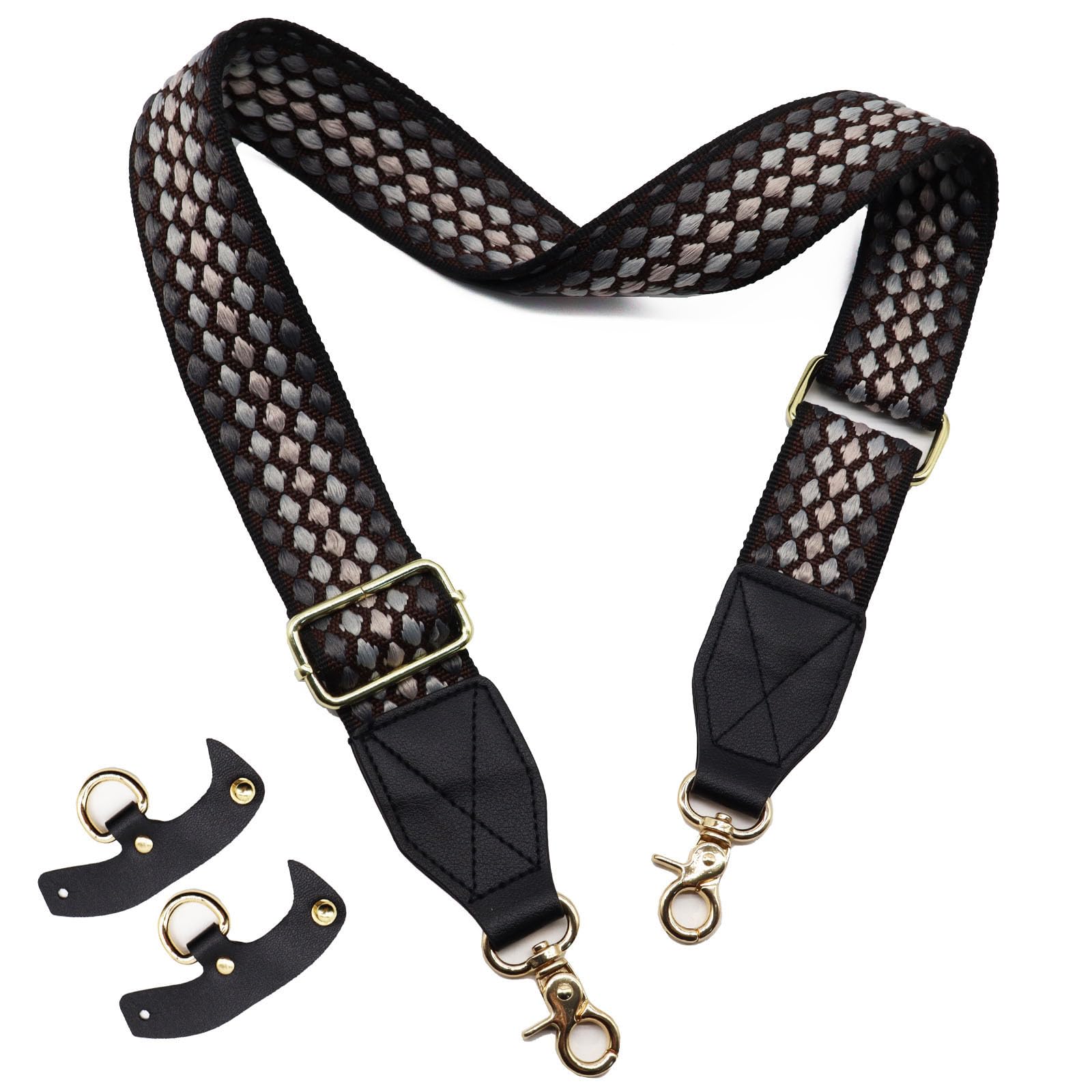 LEMEDE Purse Strap Replacement Crossbody 1.5" Wide Shoulder Strap Adjustable Straps Handbag Strap Replacement Belts