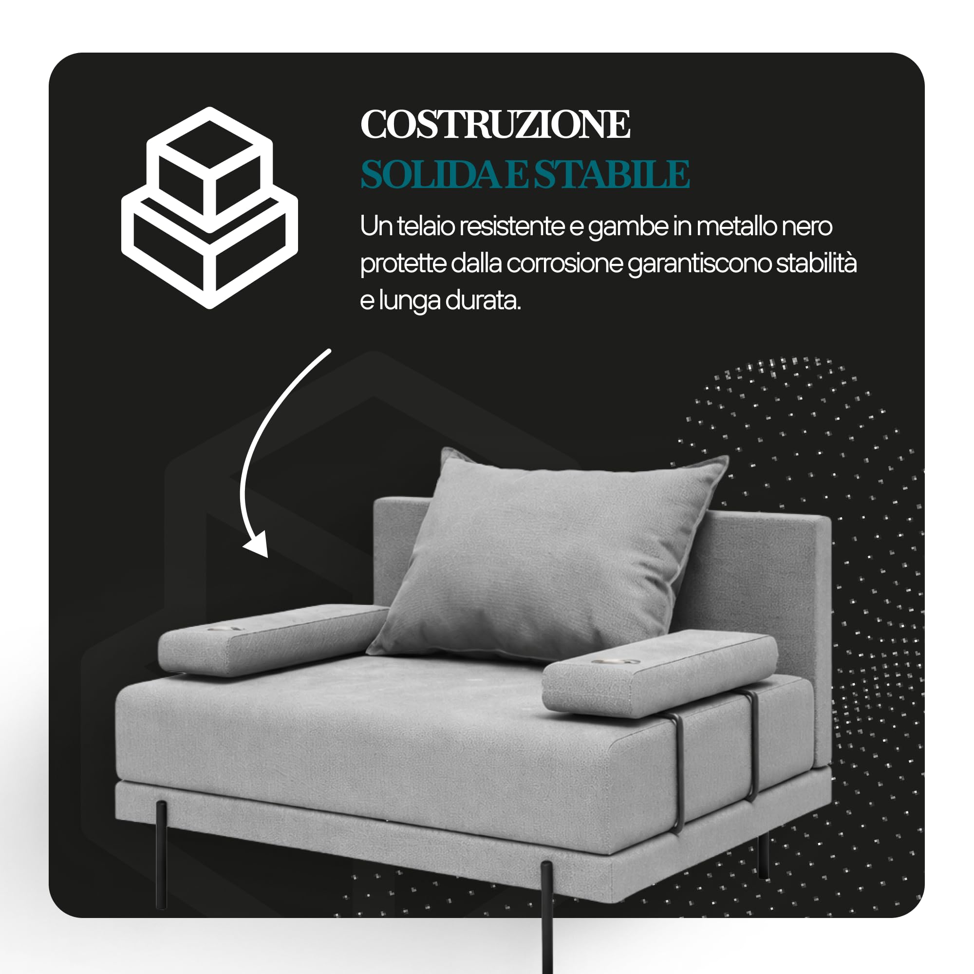 TRADA Salotto da Giardino Esterno BAHAMA XXL, Beige | Divano da Esterno Resistente alle Intemperie, Moderno Arredo Giardino