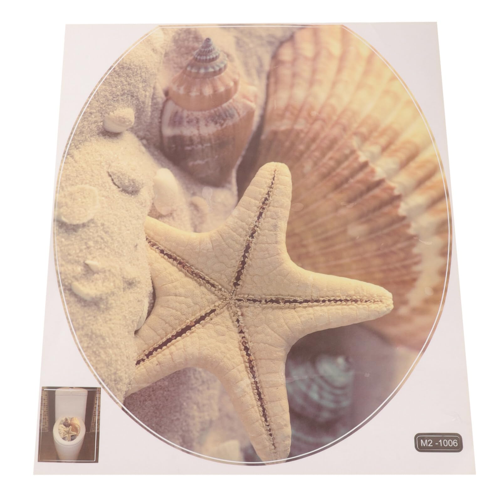 Pegatina Tapa De Inodoro Adhesiva De Pvc Extraíble Pegatina Para Baño Impermeable Decoración Fácil De Instalar 15.3X13 Pulgadas