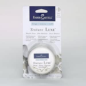 Faber-Castell Texture Luxe - Metallic Mixed Media Paste (Metallic Pearl)