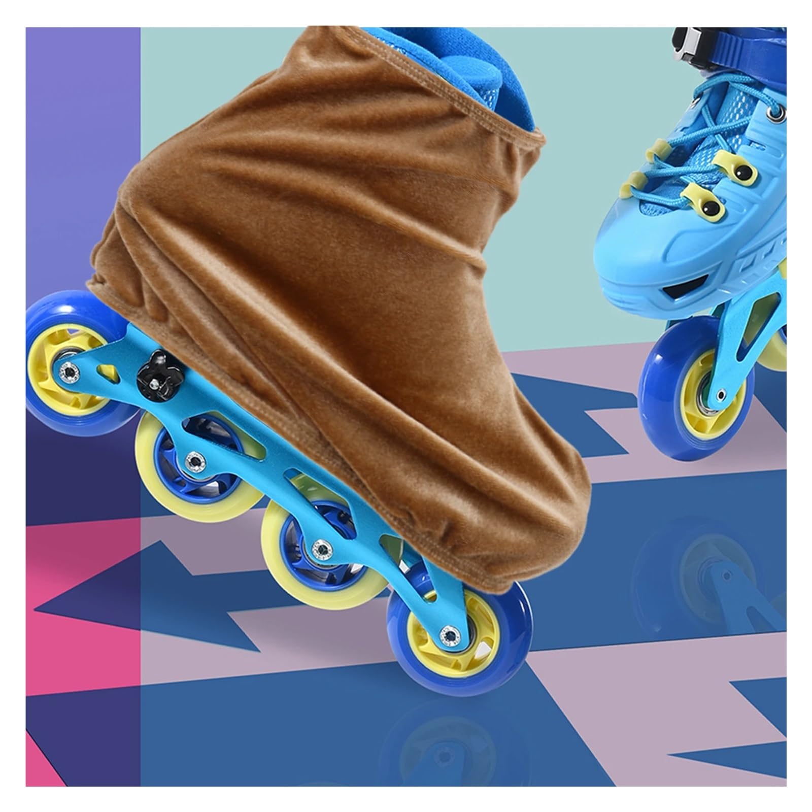 Pokrowce na buty do łyżwiarstwa figurowego Dirty jazdy łyżwach śniegu