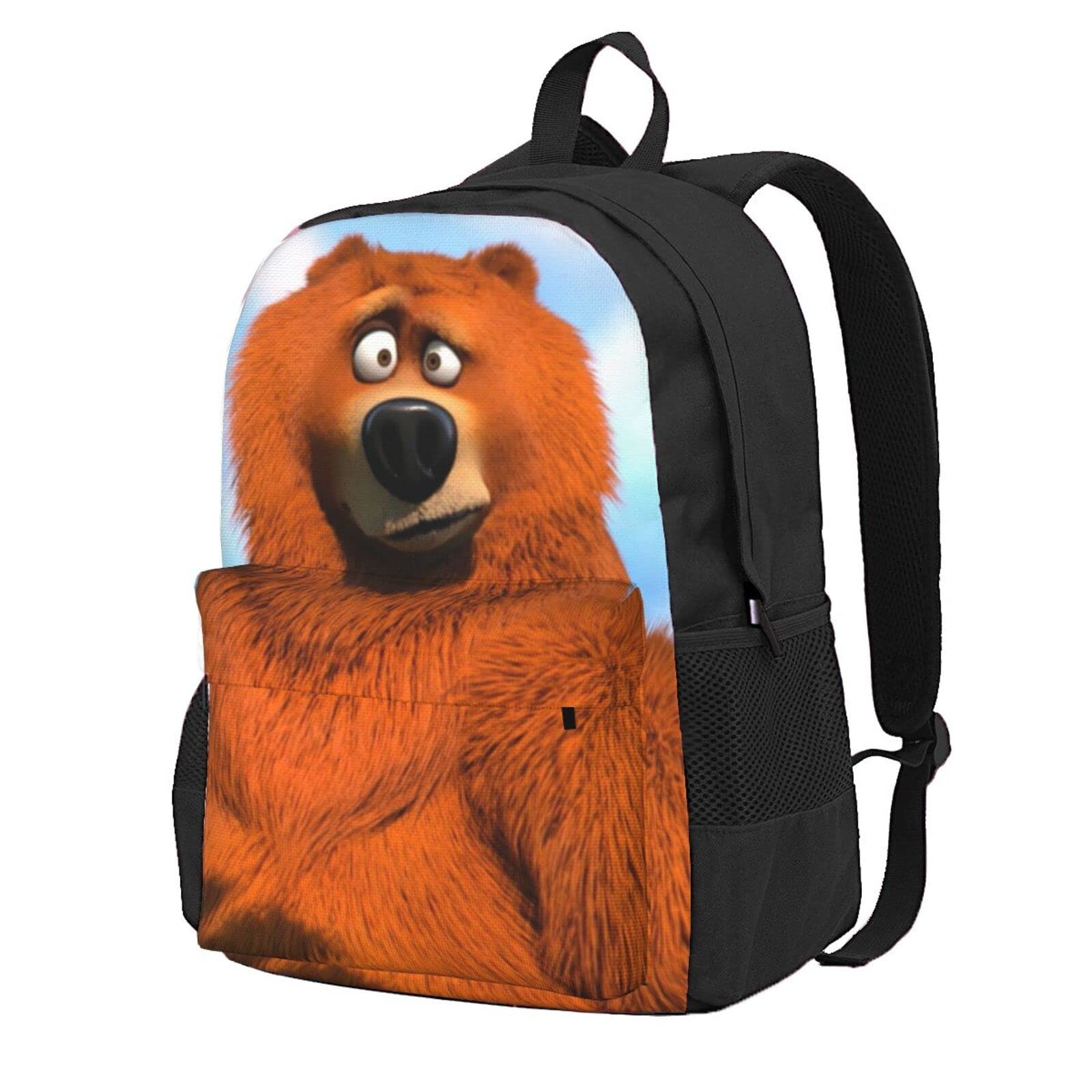QQIAEJIA Grizzy The Lemmings Casual Backpack Shoulders Daypack Student Satchel Bookbag School Bag Outdoor Knapsack