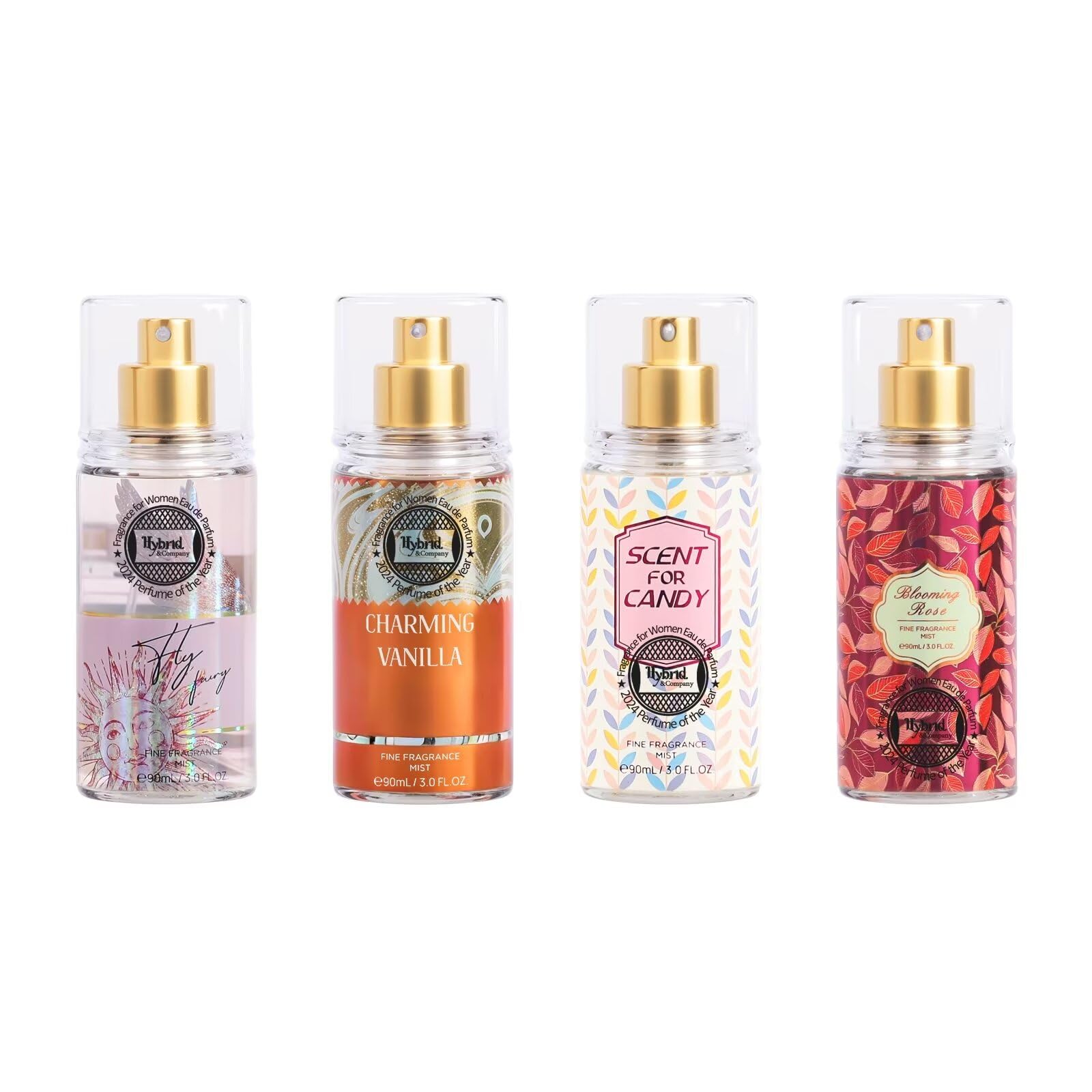 Amazon.com : Hybrid & Company Women 4 Pcs Fairy Vanilla Candy Rose