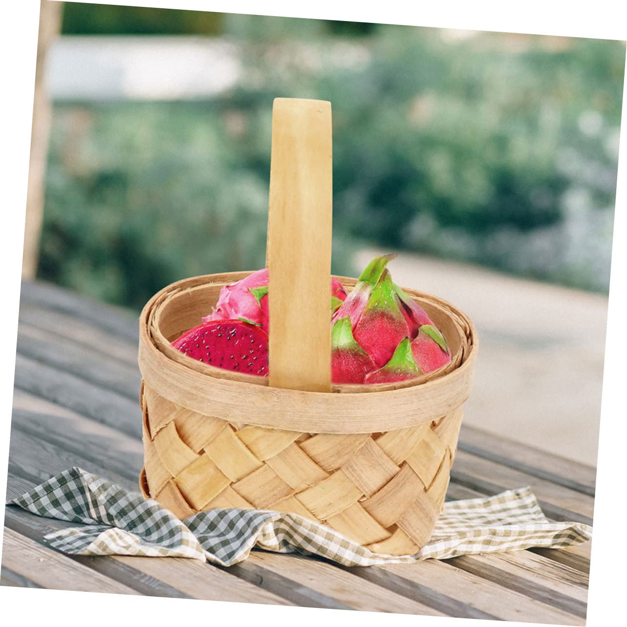 80 Mini Paniers Tressés Cabilock 6,5x5cm - Décoration Rustique Pour Bonbons Et Cadeaux