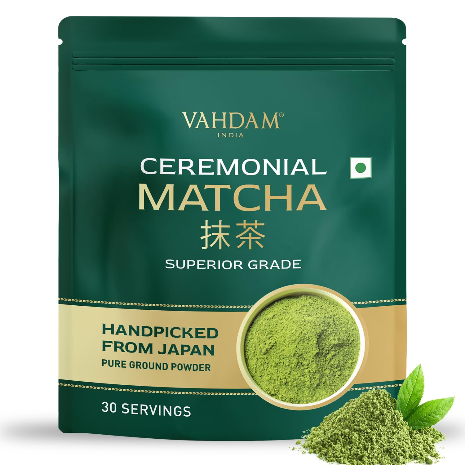 VAHDAM Ceremonial Matcha Tea – Authentic Matcha Tea Powder from Japan |Superior Grade Matcha | Ultra-Fine & Velvety | No Bitterness, Fresh Aroma | 30g-image-13