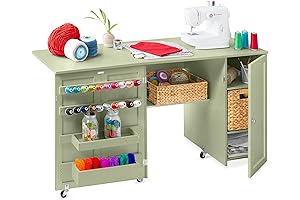 Best Choice Products Portable Sewing Machine Table