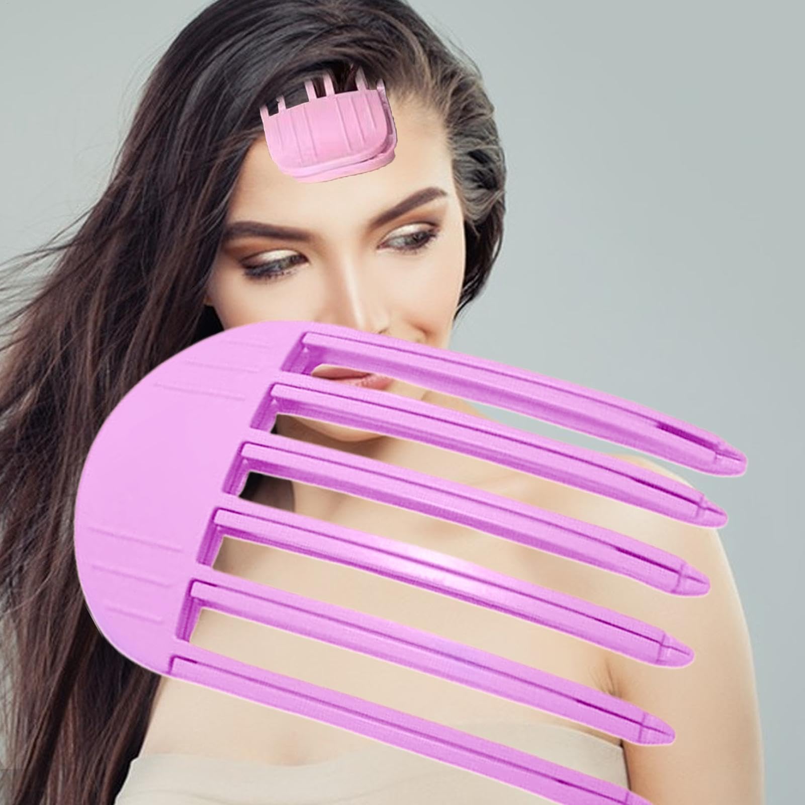 Fermaglio per capelli che solleva le radici, clip per il volume dei capelli, clip istantanea per capelli ricci senza traccia, aggiunge volume naturale, clip non dannosa, vestibilità flessibile e