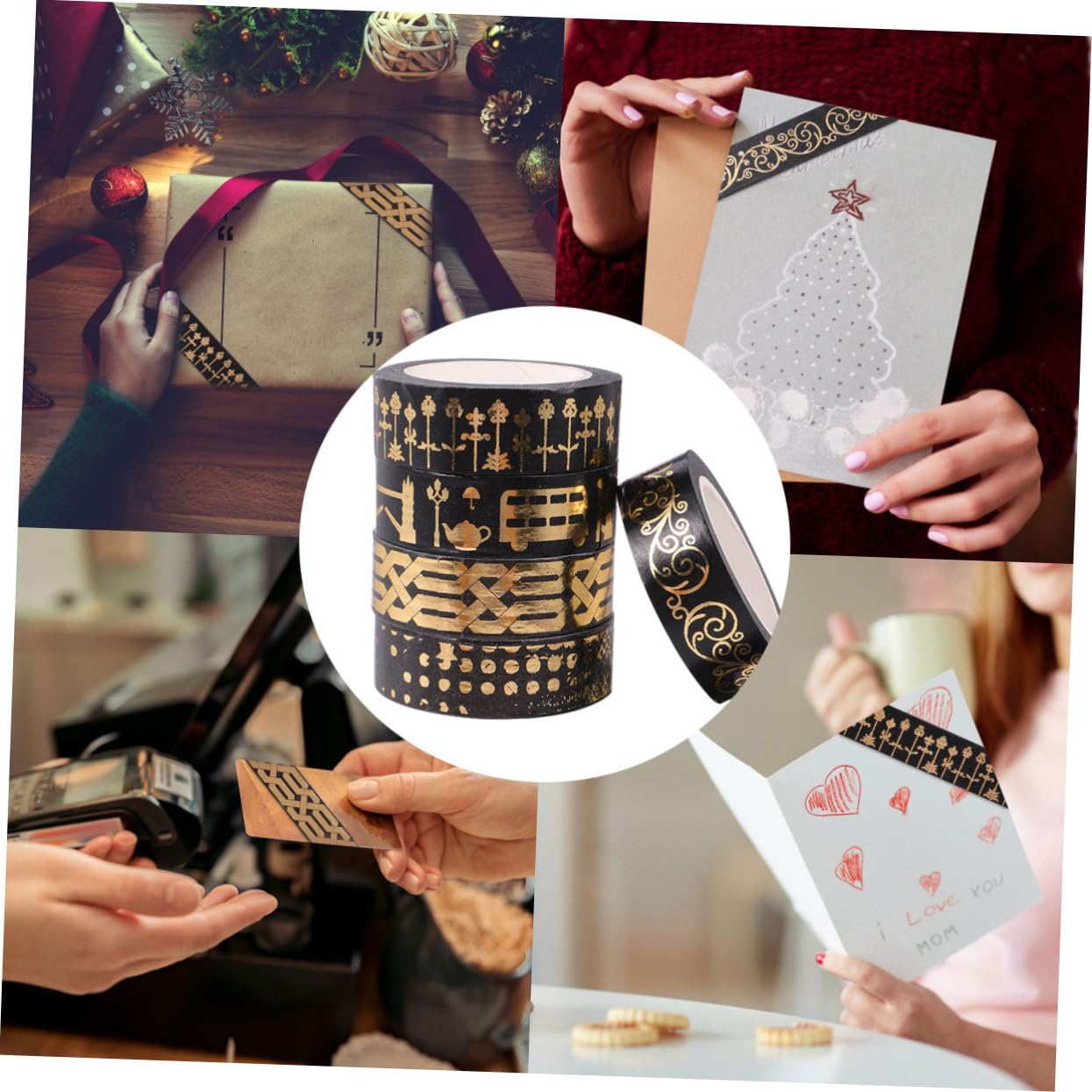 SEWACC 15rollen Dekorative Washi Tape Bunte Selbstklebende Klebebänder Für Diy Projekte Scrapbooking Planer Und Geschenkverpackungen Leicht Abziehbar Und Rückstandsfrei Für Kreative