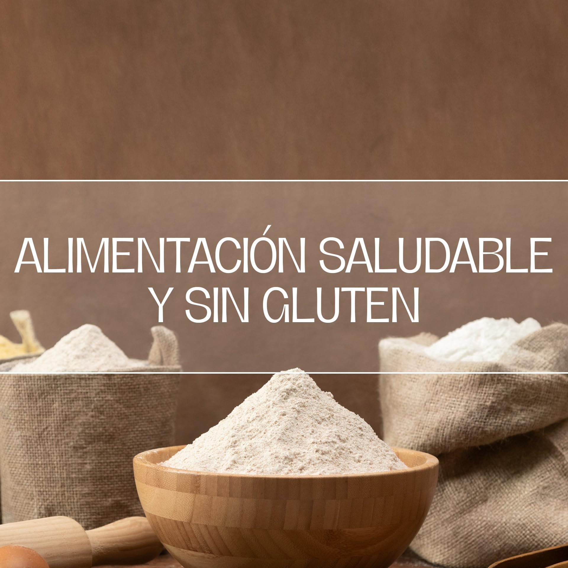 Harina De Quinoa Sin Gluten 700 Gr Natural Para Panificación Apta Para Celíacos