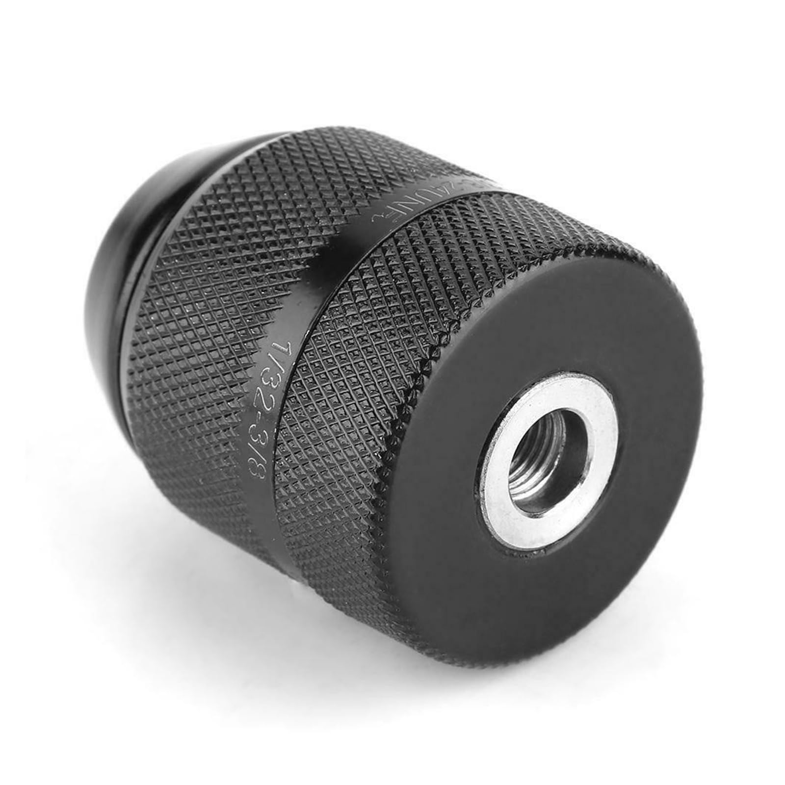 0.8mm-10mm bezkluczowy uchwyt wiertarski 3/8-24UNF uchwyt samozaciskowy do ręcznej wiertarki elektrycznej pasuje do adaptera żeńskiego SDS