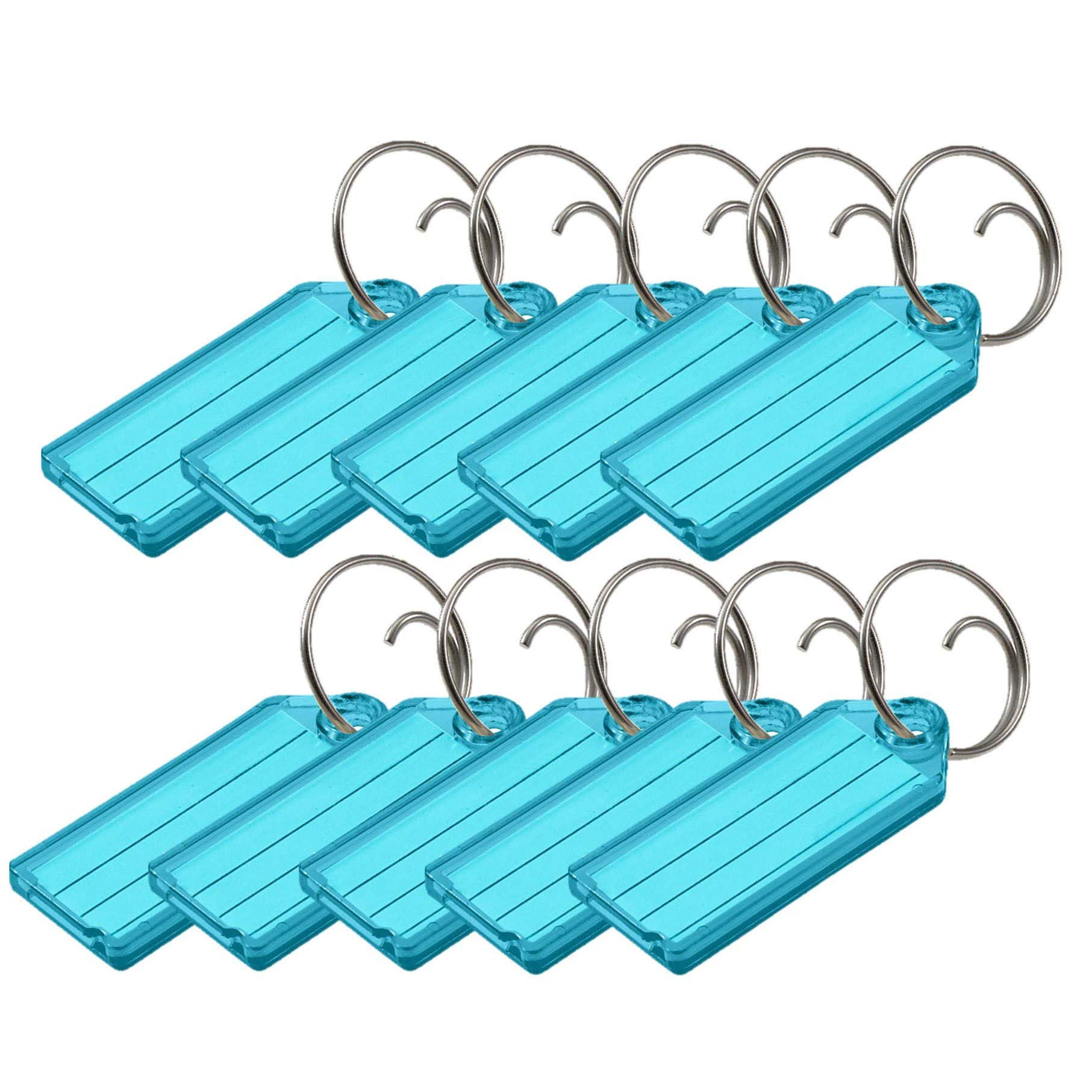 Lucky Line key Tag with Tang Ring, Blue, Box of 100 (1230030)