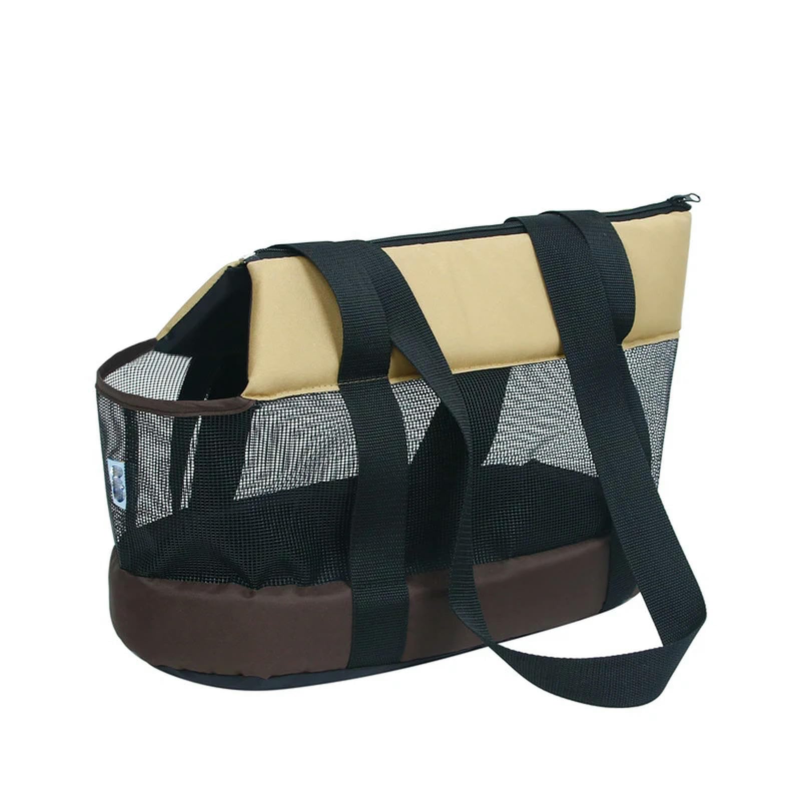 MdybF Trasportino Gatto Piccola Vettore di Animali Domestici Traspiranti Summer Cane Cane Portatile Portante Port Stucchi A Spalle per Portate per Cani per Cime dei Cagnolini-Nero-l