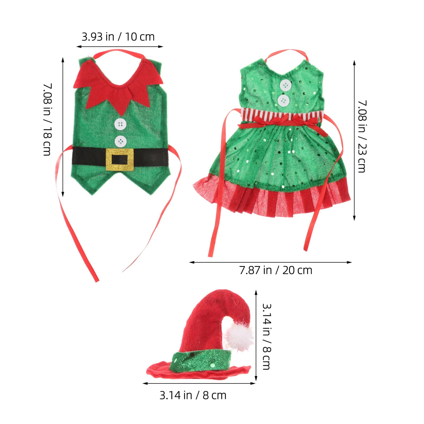 Luxshiny 10pièces Housse De Bouteille De Vin De Noël avec Chapeau De Vêtements Délicats pour Bouteilles De Vin Décoration Festive pour Fêtes Accessoire pour Événements Et Repas De
