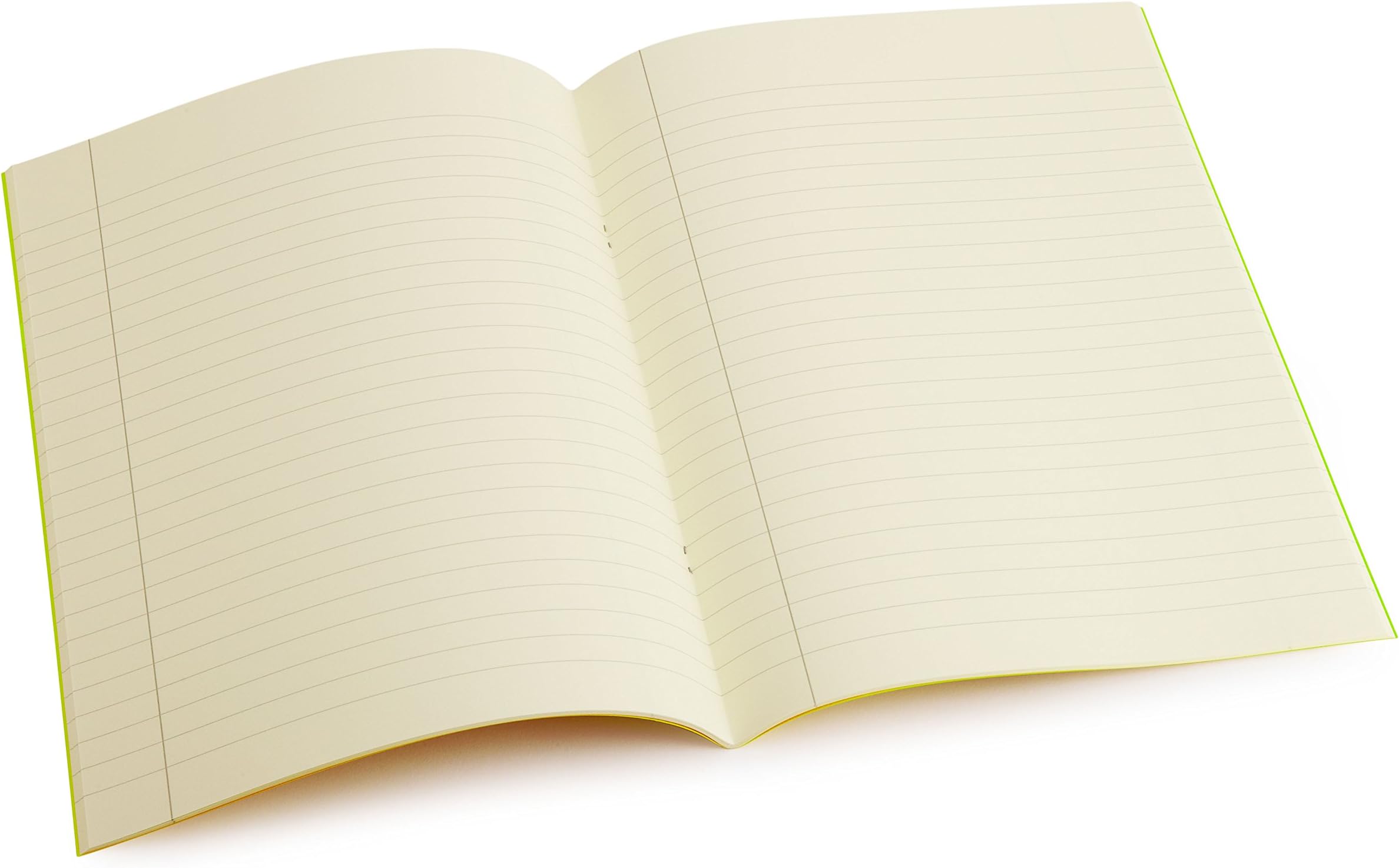 Crossbow Education Dyslexia Tinted Exercise Books - A4-10mm lined with margin - Cream (10 Pack)