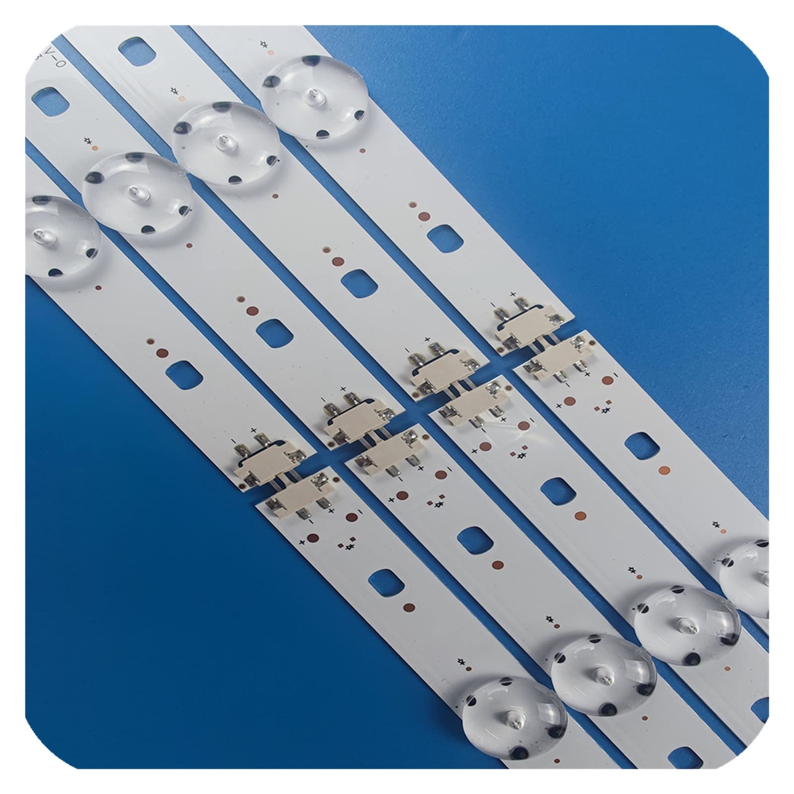 Striscia LED Retroilluminazione Per LG 49LH510V 49LH570V 49LJ510M – Set 8 Pezzi Da 995mm, 8 LED Per Striscia - 2