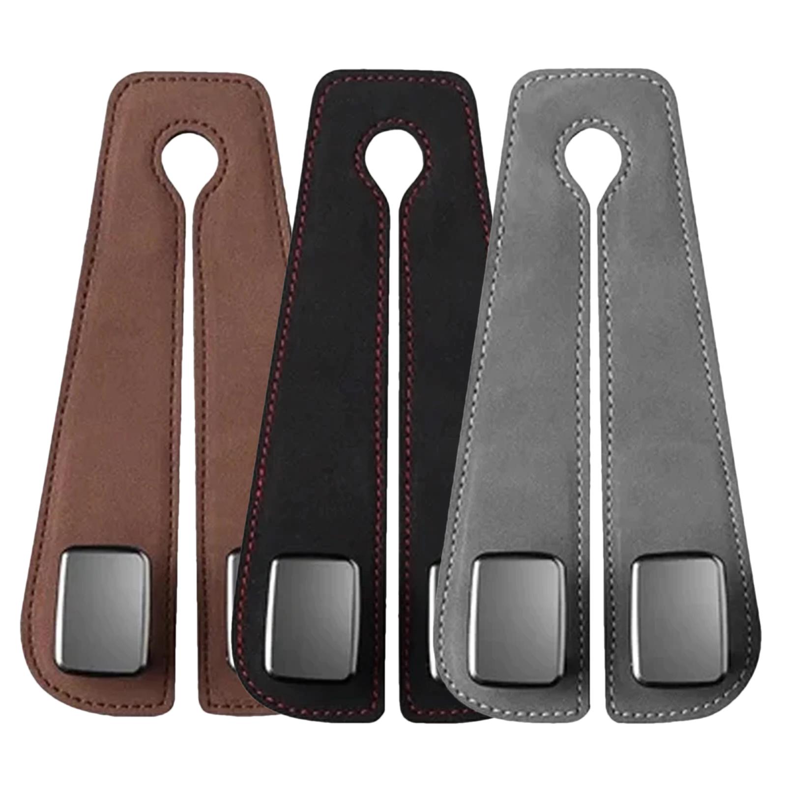 Gancio Organizer Per Auto - 2 Pezzi Per Poggiatesta, Nero - Foto 3