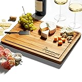 Personalized Cutting Board, Custom Bamboo Engraved Charcuterie Boards - Best Present for Wedding, Bridal Shower, Engagement, Anniversary, Housewarming, Gift Idea for Couples Bride, Parent, Family Custom Cutting Board