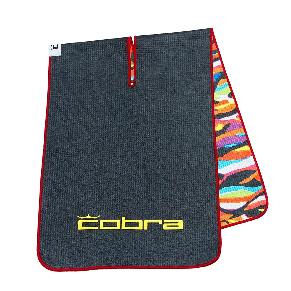 COBRA Crazy Snake Towel Toalla, Hombres, Negro y Multicolor, Taille Unique