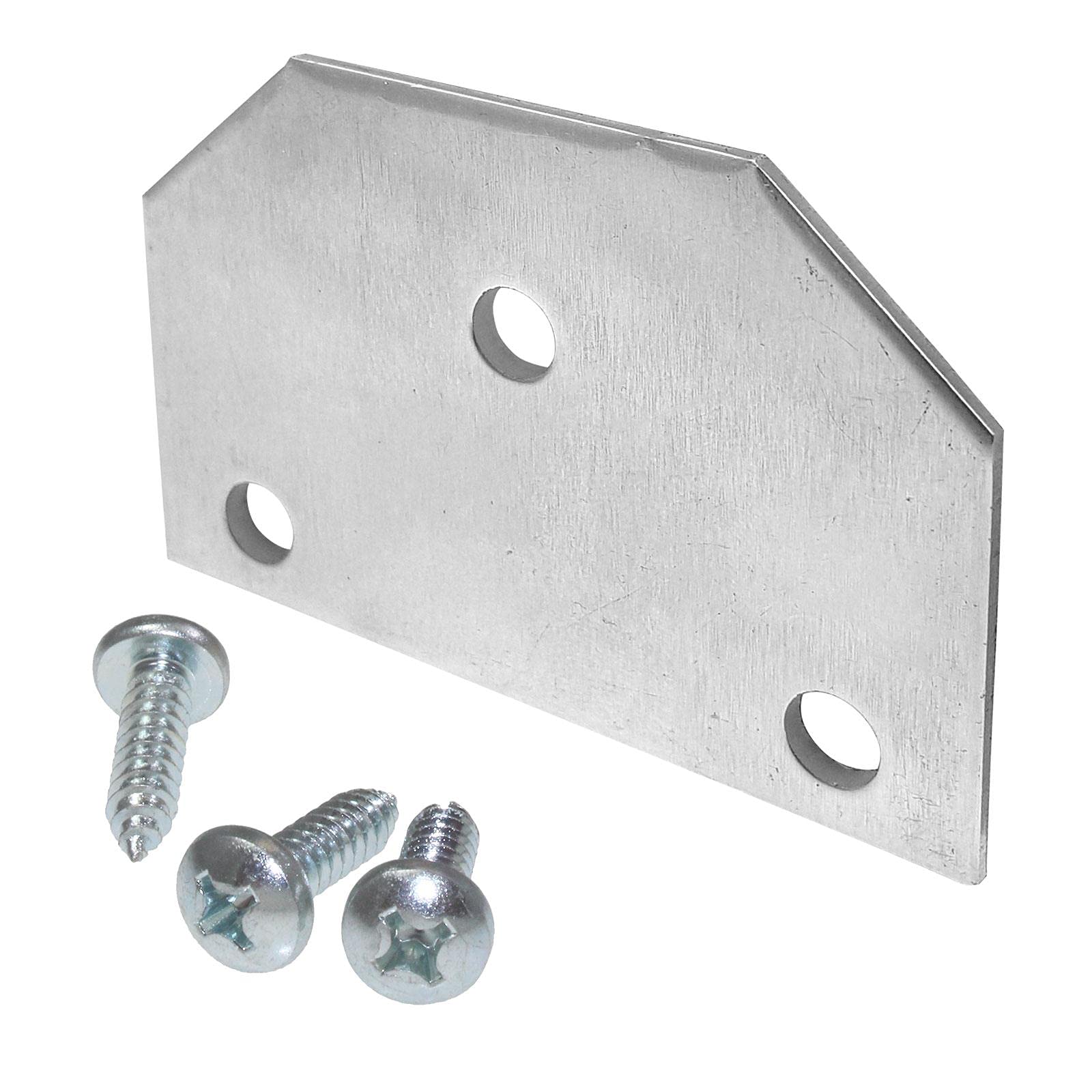 Glass Retaining Plate with Fixings for Heavy Duty Self-Supporting Glazing Bar