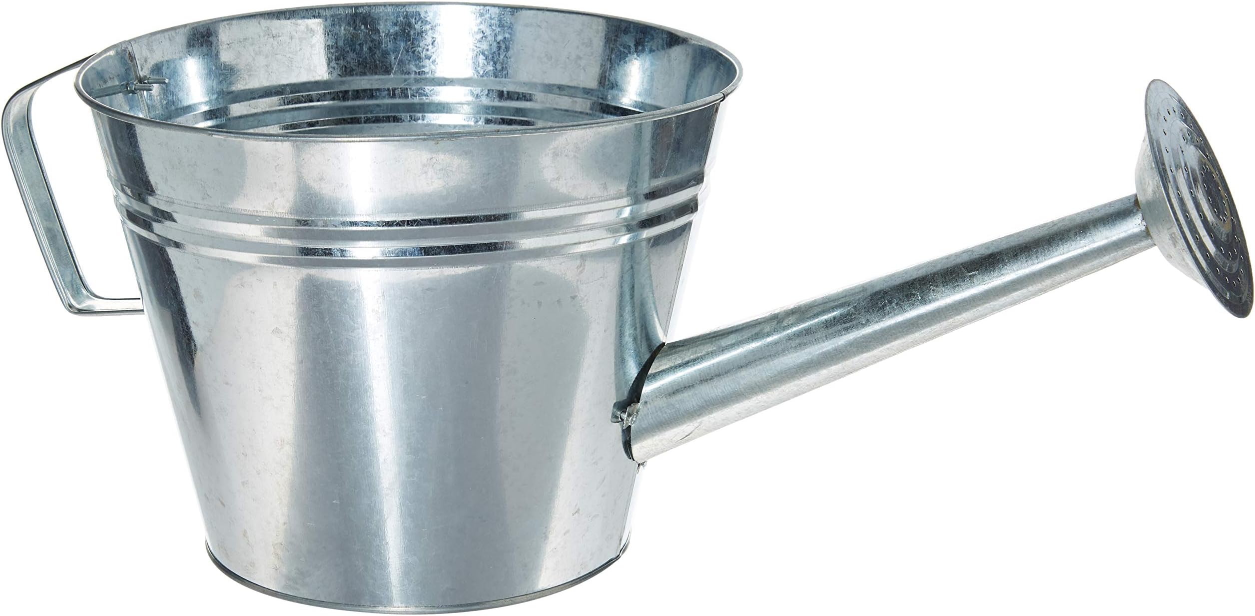 Gardman 8349 Galvanized Steel Watering Can Planter