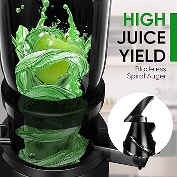 mix juicedヤツぬい Hands Free Cold Pressed Batch Juicer, Heavy Duty Motor with