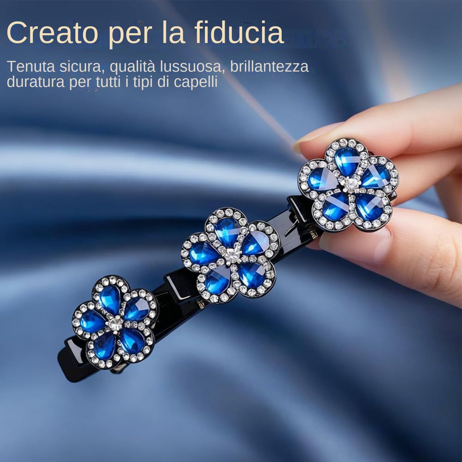 Fermaglio Per Capelli Con Cristalli Lucenti | Fermacapelli A Artiglio Per Famiglia Regali Donne Ragazze Occasioni Casual Feste Quotidiano