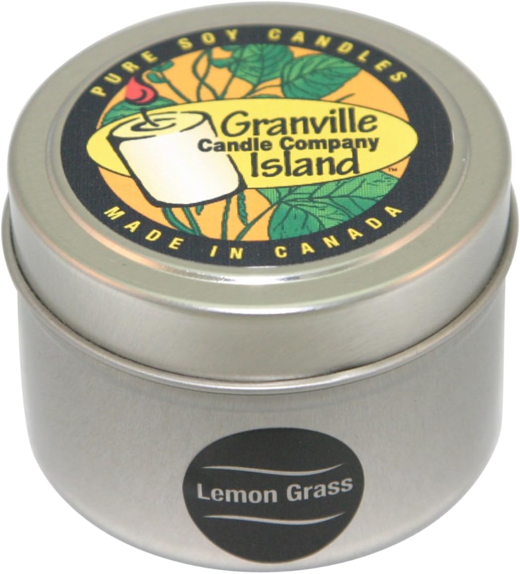 Travel Tin Soy Candle - Lemon Grass 4oz