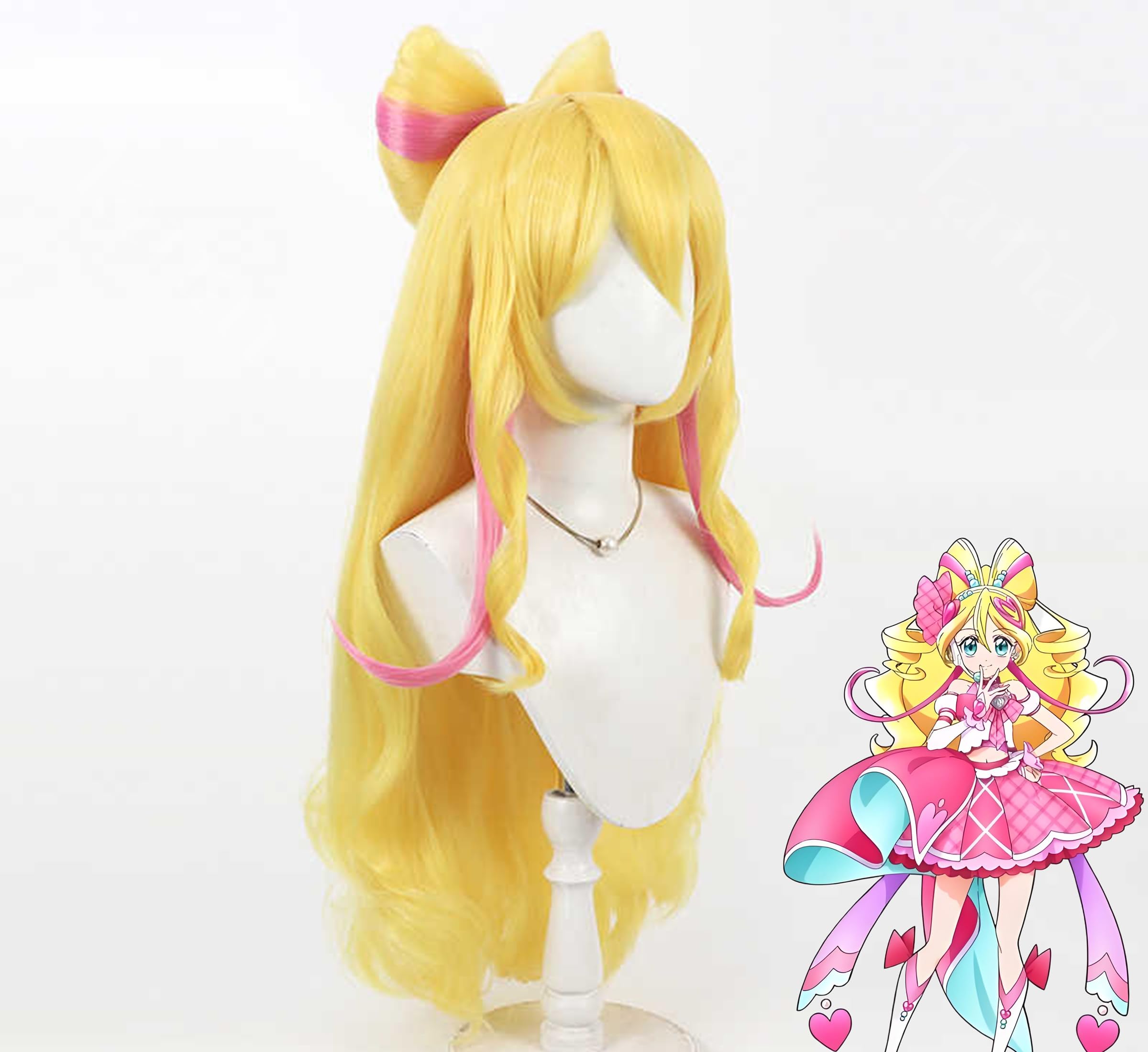 Amazon.co.jp: コスプレウィッグ キミとアイドルプリキュア 咲良うた