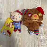 usj限定　ハロウィン　チャッキー　キティ 692◇キティ チャッキー ぬいぐるみセット USJ 2018 ハロウィン