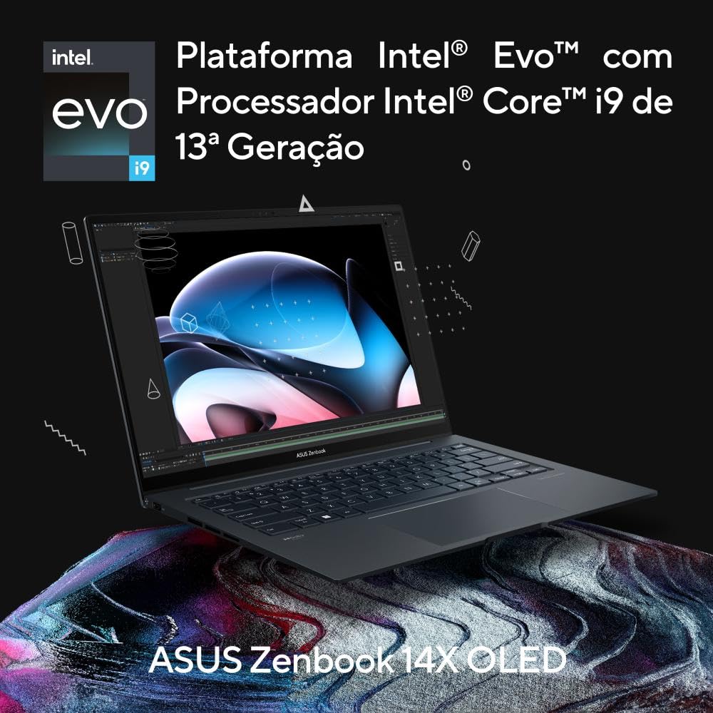 Notebook Asus Zenbook 14x Oled Ux3404va-m9296w Intel Core i9