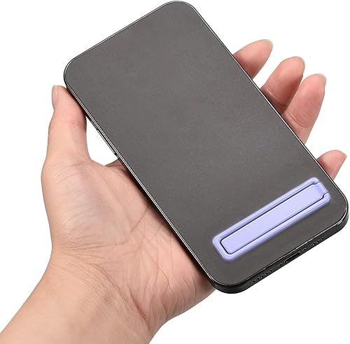 Miniatura 5 de uxcell Soporte delgado para teléfono celular, soporte de escritorio horizontal y vertical, soporte plegable para teléfono para la mayoría de