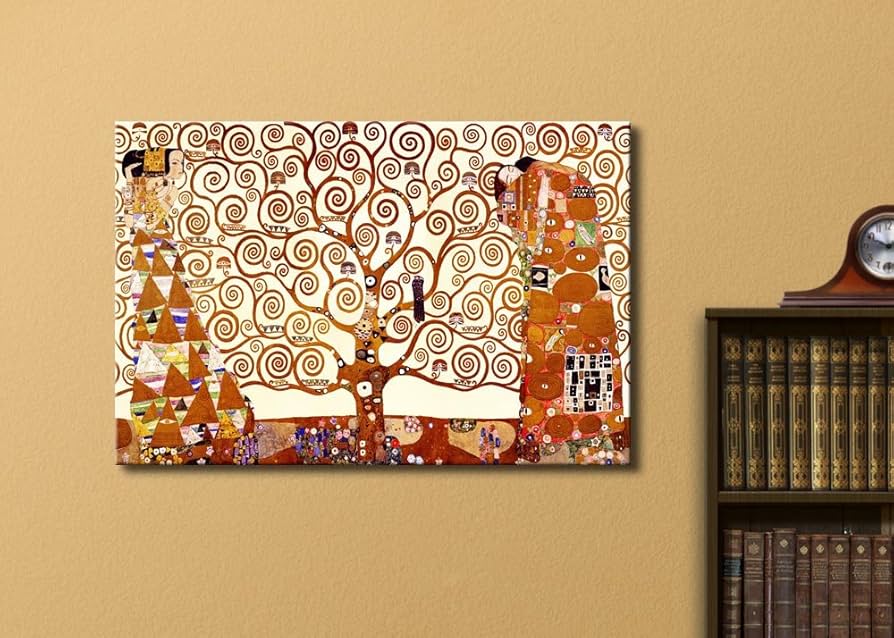 グスタフ・クリムト 生命の木 26×26cm ゴールド 金 額絵 グスタフ・クリムト 生命の木 26×26cm ゴールド 金 額絵