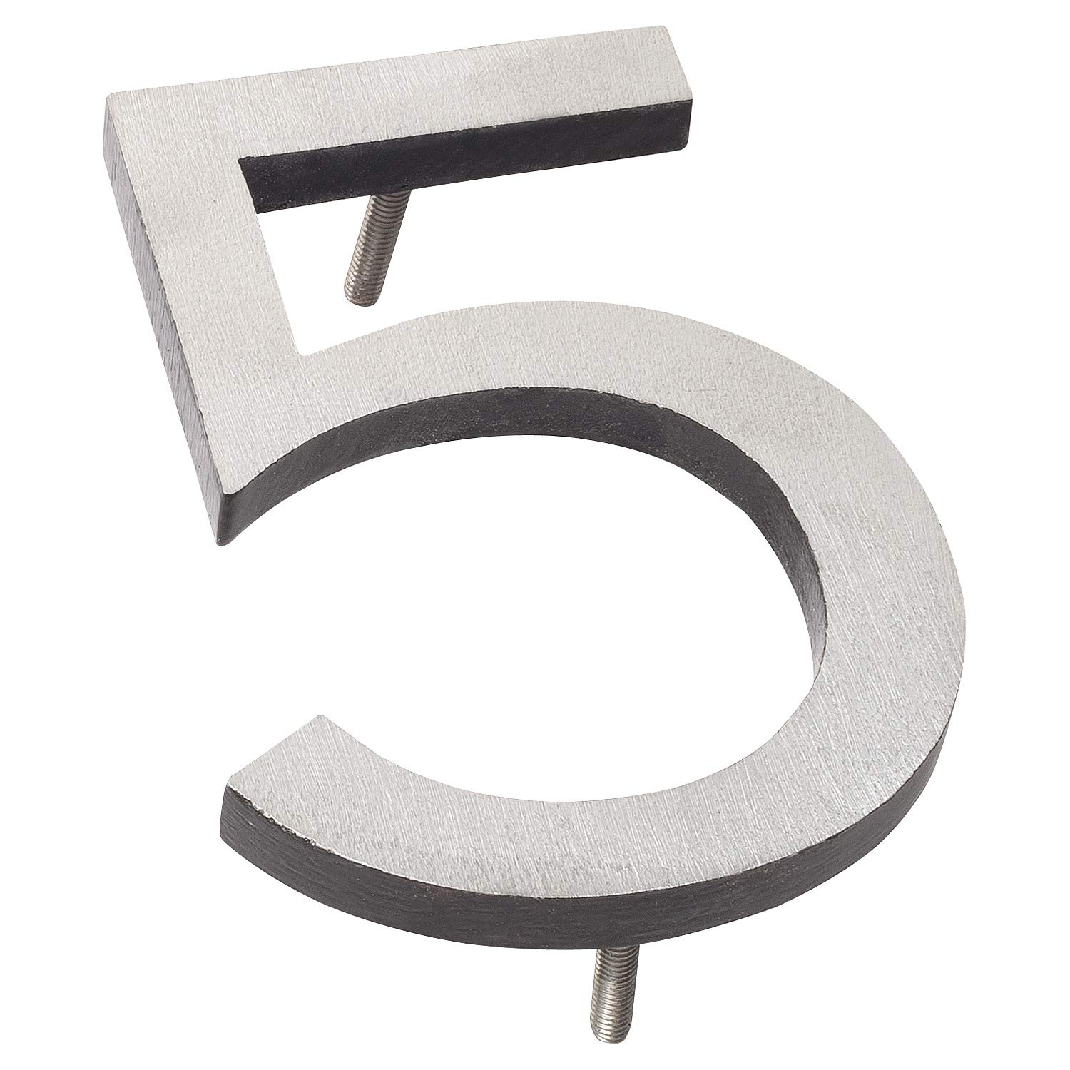 Montague Metal Products MHN-24-5-F-BK2 Floating House Number, 24" x 18" x 0.375", Black Two Tone-image-23