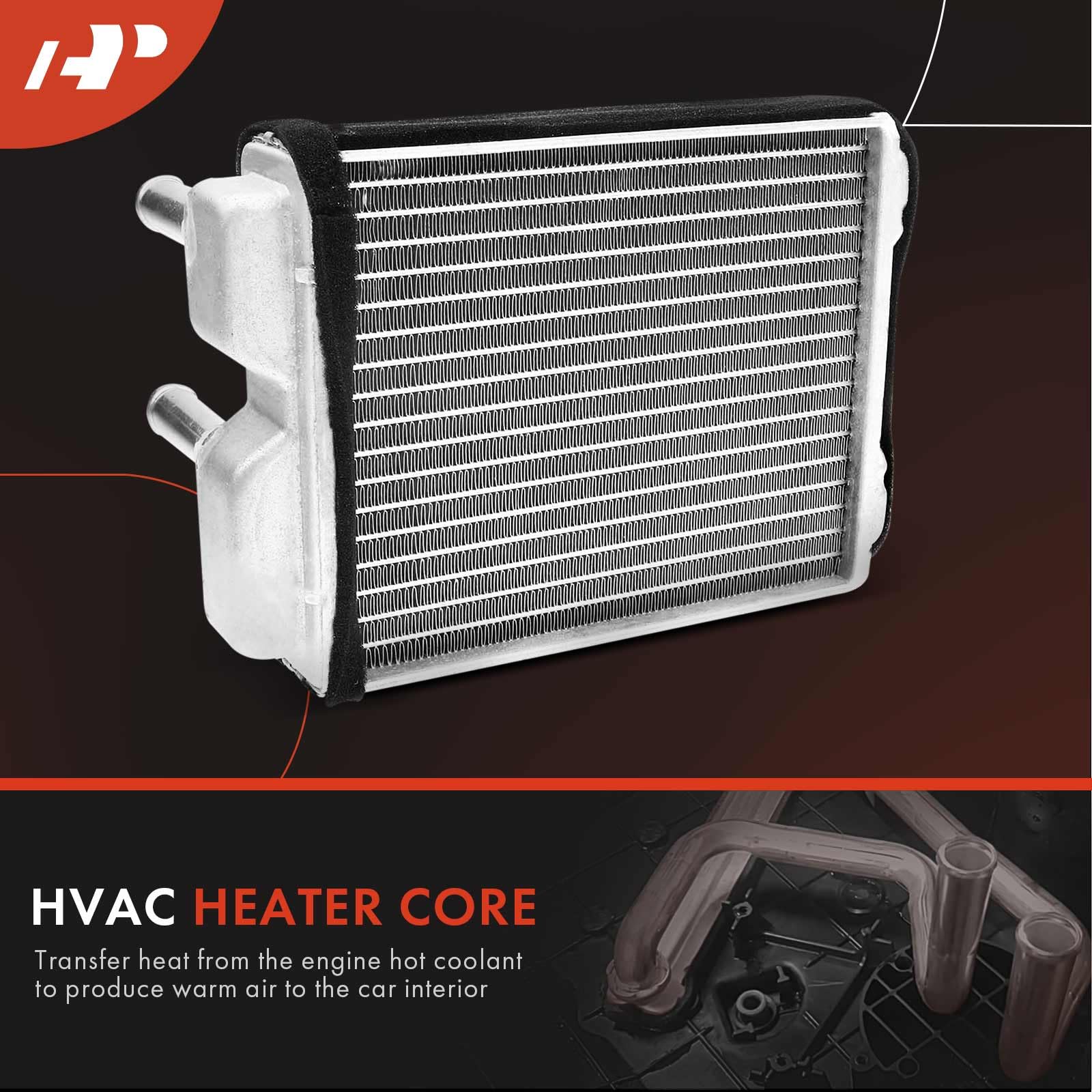 Núcleo De Calefactor (Heater Core) Directo Para Ford Bronco, F-100 A F-350 (1973-1979) - Aluminio