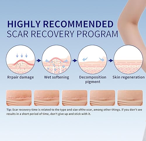 Miniatura 4 de Láminas de silicona para cicatrices, tratamiento de eliminación de cicatrices, cinta de grado médico para cicatrices quirúrgicas, tira reutilizable