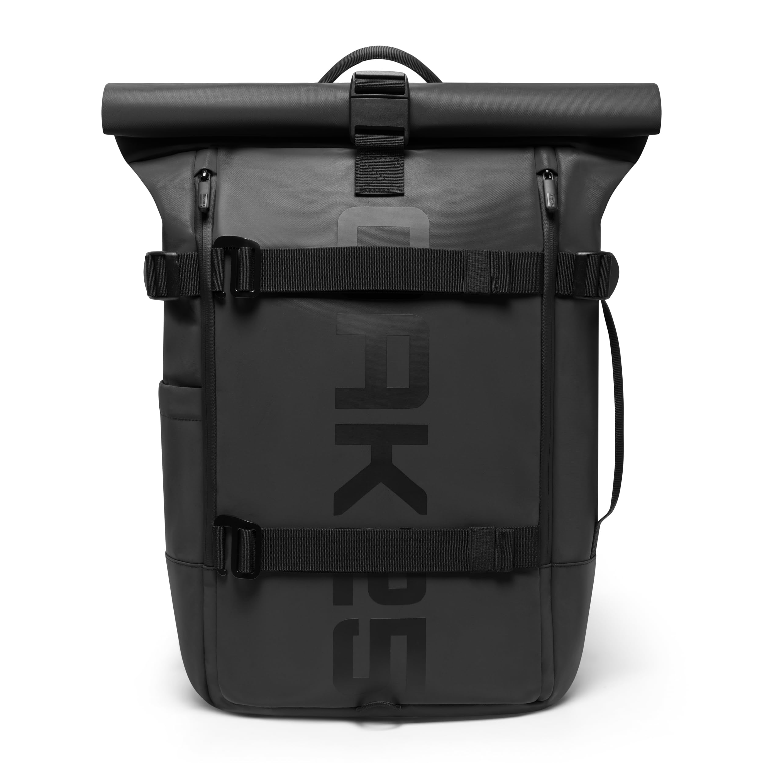 OAK25 Mochila Reflectante para Mujeres y Hombres - Luminite Rolltop - Rolltop Backpack para Trabajo Moto Bicicleta - Compartimento para Portátil hasta 16 Pulgadas - Reflective Daypack 23L