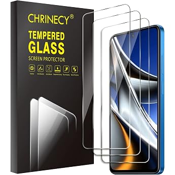 [Pack of 3] Screen Protector Compatible with Xiaomi Poco X4 Pro 5G/Poco X4 GT HD Clear Screen Protector 9H Hardness Anti-Scratch Bubble-Free Anti-Oil Anti-Fingerprint Ultra Resistant