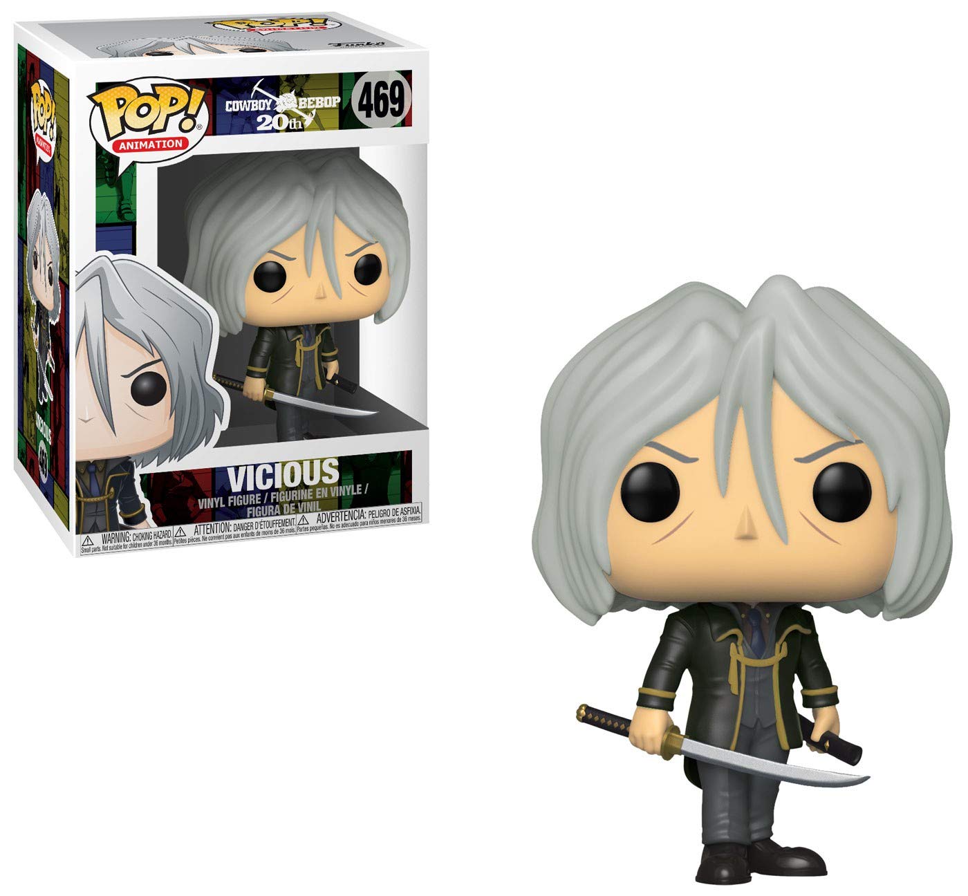 Pop Animation: Cowboy Bebop - Vicious Collectible Figure, Multicolor