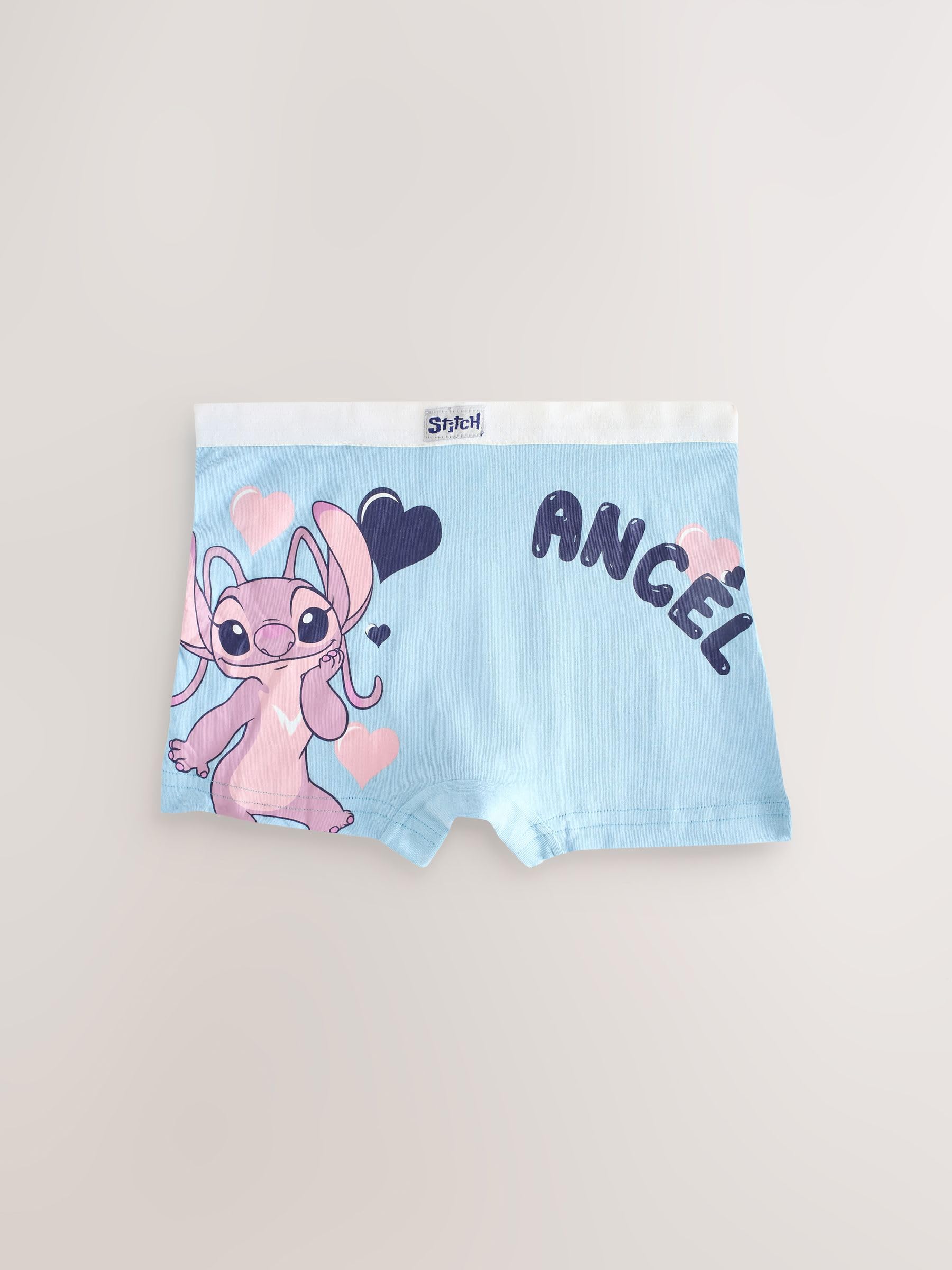 NEXT Ragazza Confezione da 5 Shorts Disney Stitch e Angel