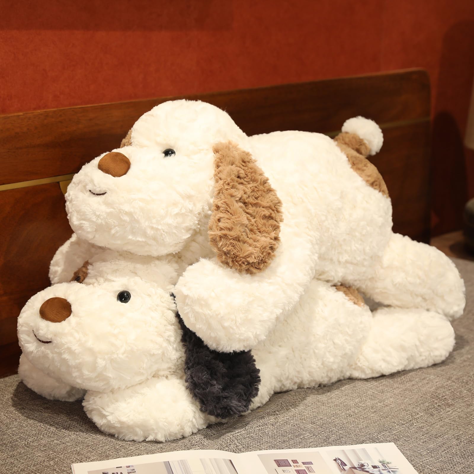 Amazon.co.jp: Hronsa 犬 重みのあるぬいぐるみ 6ポンド 25.5インチ