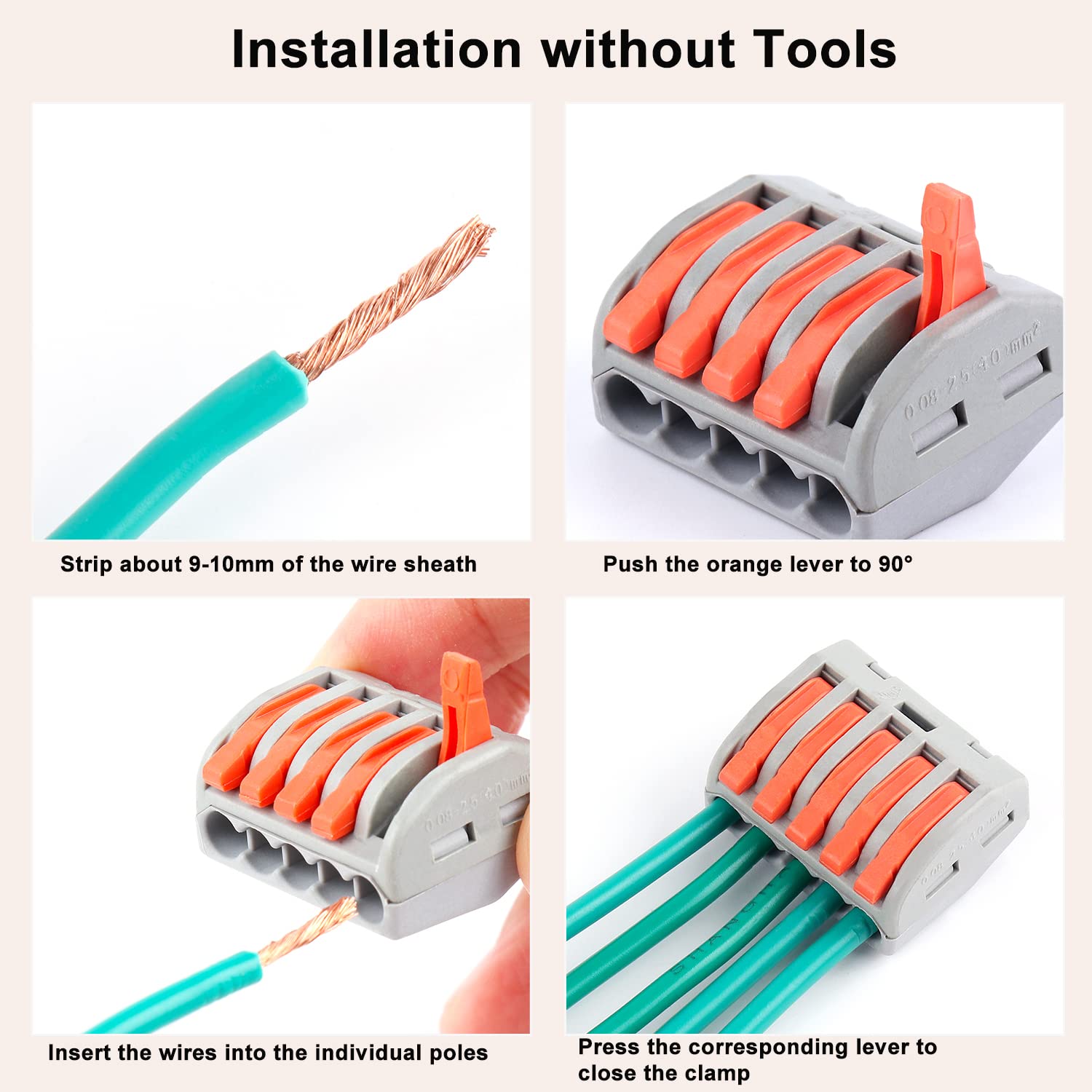 Zhushan Wire Connectors - Quick Splice Kit -7 Zhushan Wire Connectors - Quick Splice Kit -7