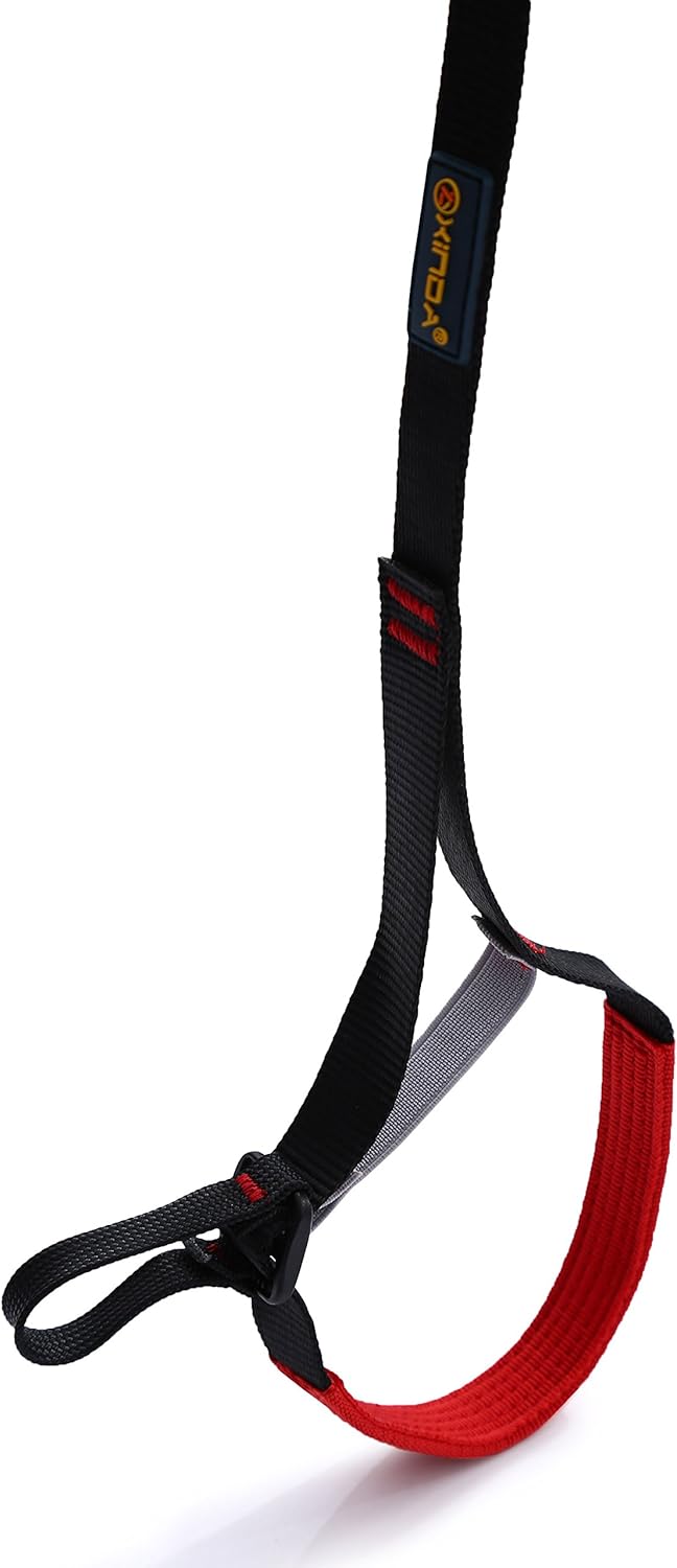 WILDKEN Rock Climbing Chest Ascender Climbing Mountaineering Tree Arborist Climbing Rappelling Equip, Adjustable Climbing Ascender Sling Foot Loop Ascender Webbing Sling for Outdoor