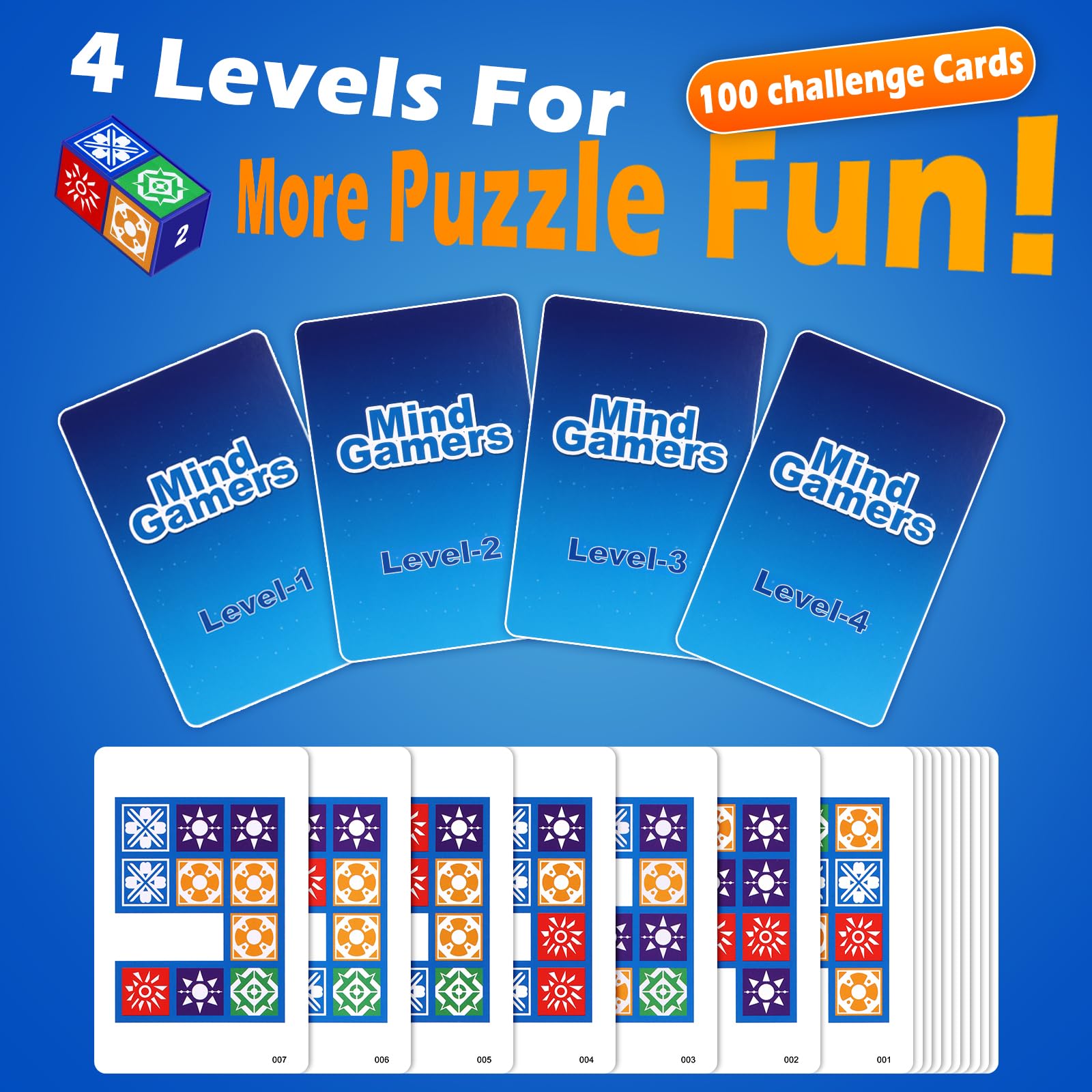 Puzzle-Kombinationsspiele, Block-Puzzlespiele, visuelle Erkennung, Gesellschaftsspiel für die Familie, um Lösungsfähigkeiten zu entwickeln